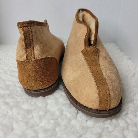 L.L. Bean Wicked Mens Ankle Boots Size 12 Shearling Lined Slipper Shoes Rare - Picture 6 of 8